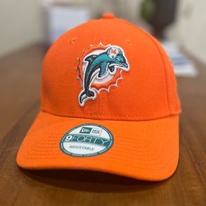 NWT VINTAGE MIAMI DOLPHINS NFL Team Apparel Orange Hat